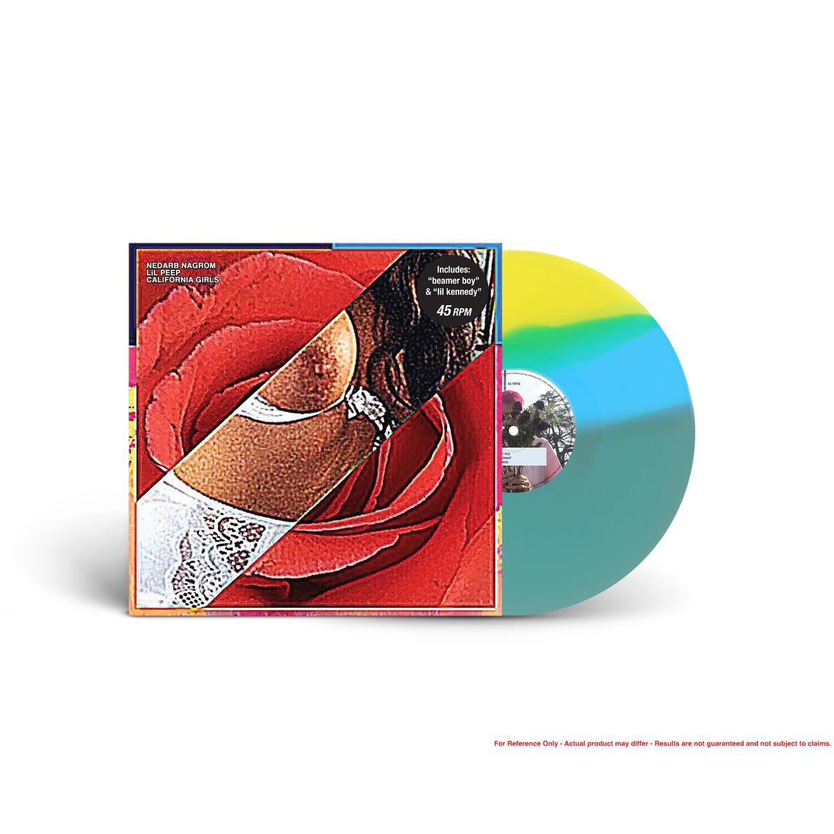Lil Peep- CALIFORNIA GIRLS (Tri-Color Stripes Vinyl) - LP