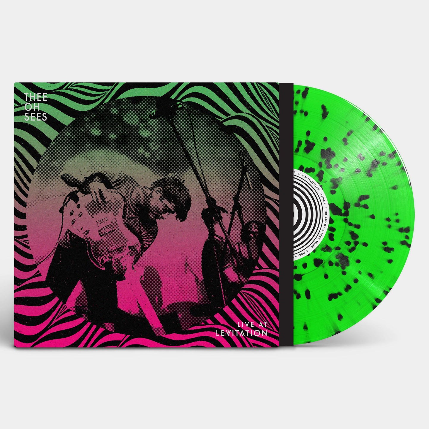 Thee Oh Sees- Live At Levitation (Indie Exclusive Neon Green with Black Splatter) - LP