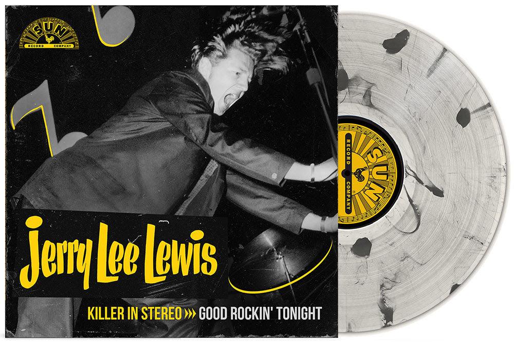 Jerry Lee Lewis- Killer In Stereo: Good Rockin' Tonight (RSD Essential Milky Clear w/ Black Ice Splatter Vinyl) - LP