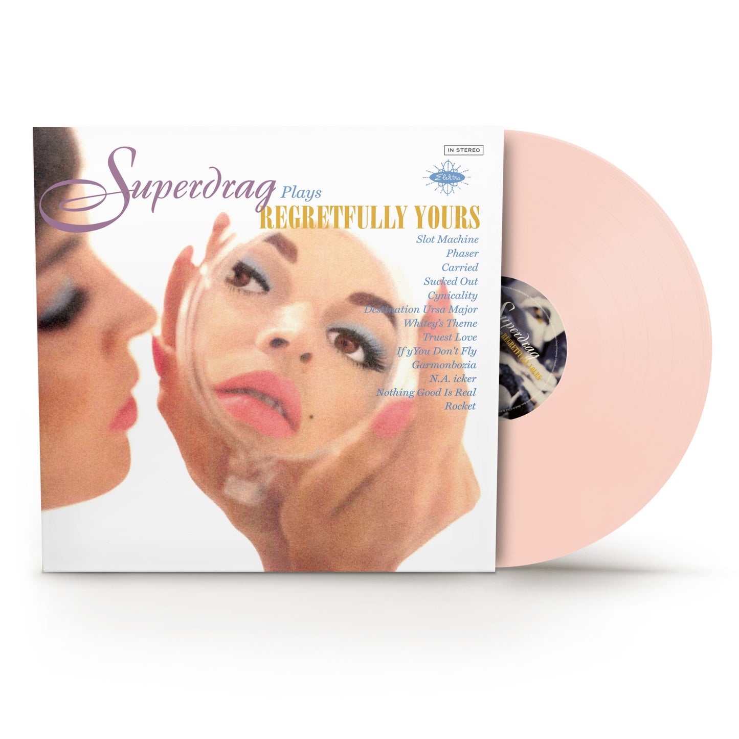 SUPERDRAG- Regretfully Yours (Elektra 75) (Opaque Pink Vinyl) - LP