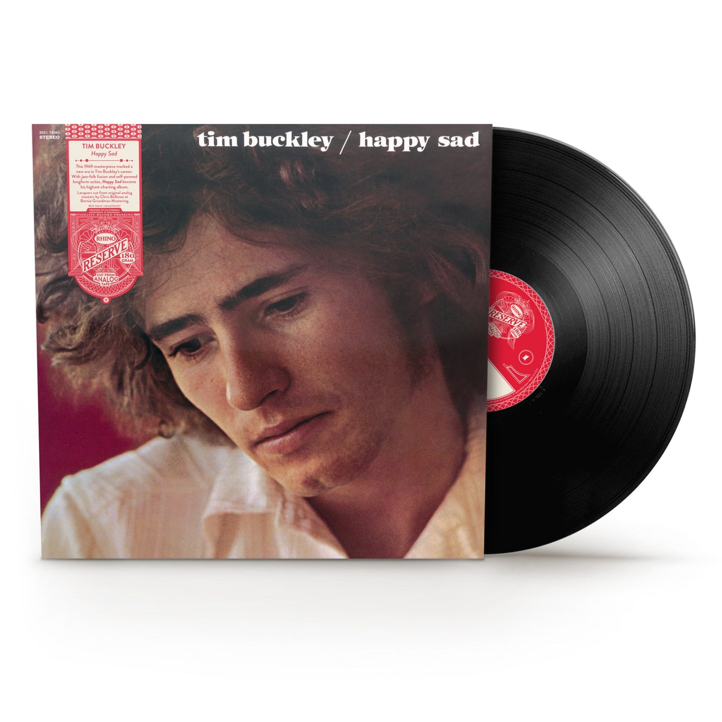 Tim Buckley- Happy Sad (Elektra 75) (Rhino Reserve) - LP