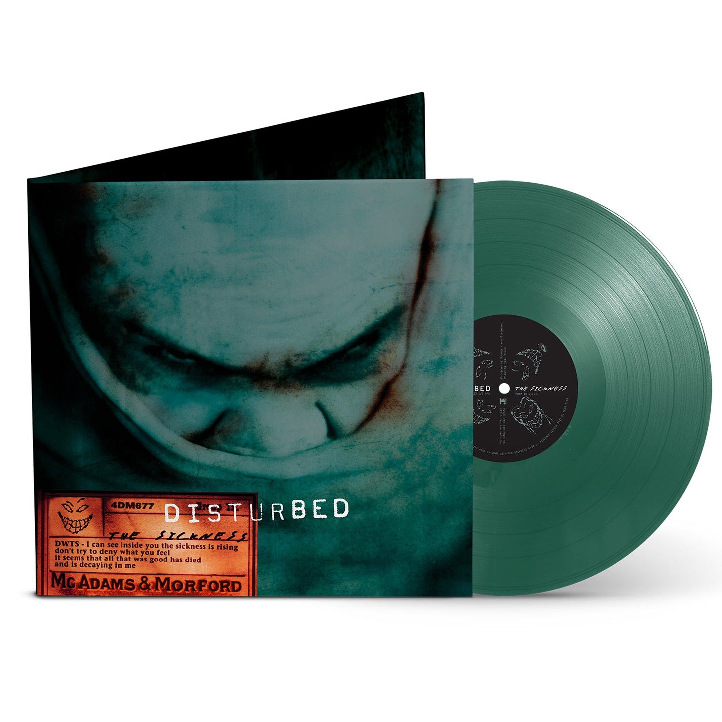 Disturbed- The Sickness (25th Anniversary Edition) (Green Vinyl) - LP