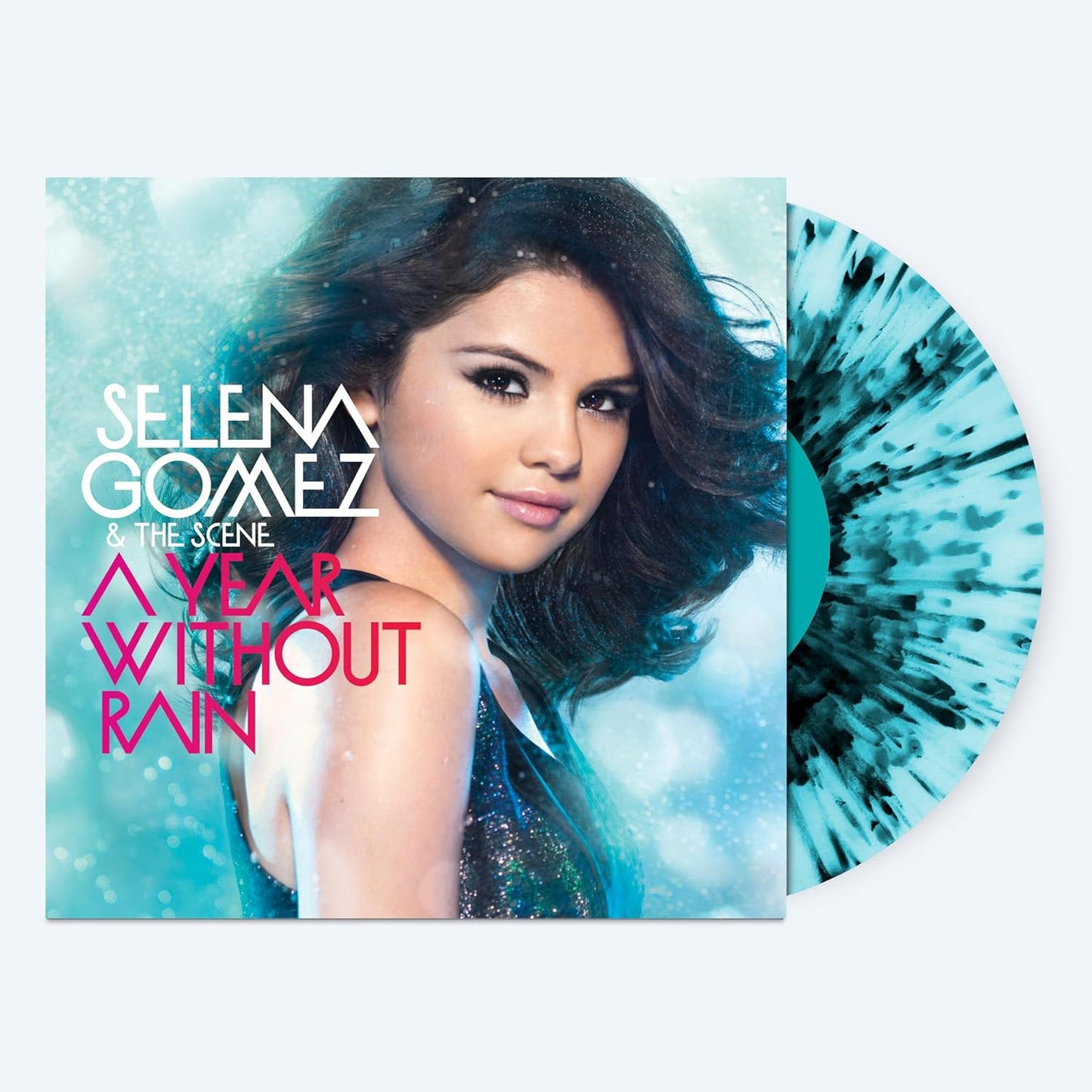 Selena Gomez & The Scene- Year Without Rain (Blue/Black Splatter Vinyl) - LP