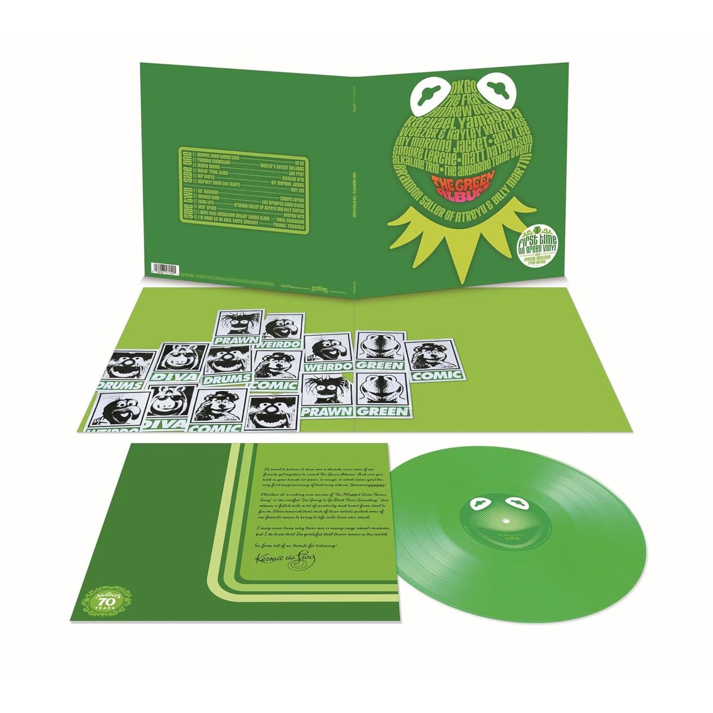 Muppets: The Green Album (Green Vinyl) - LP