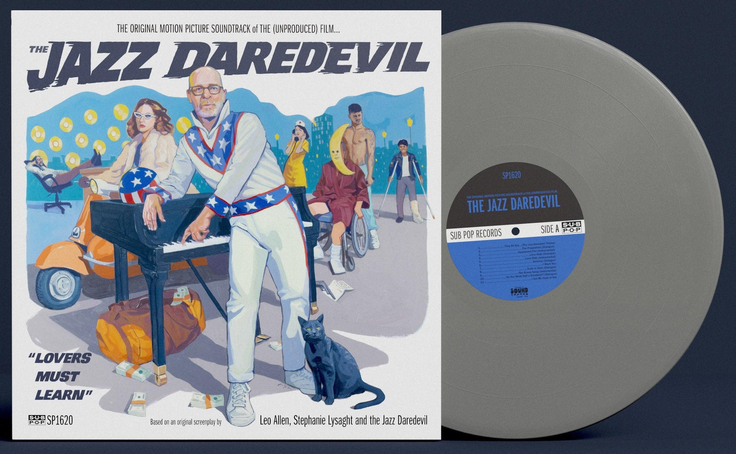 Jon Benjamin- The Original Motion Picture Soundtrack of the (Unproduced) Film…The Jazz Daredevil - LP