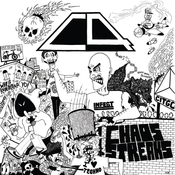 C4- Chaos Streaks (Gusher Poop w/ Corn Kernel Splatter Vinyl) - LP