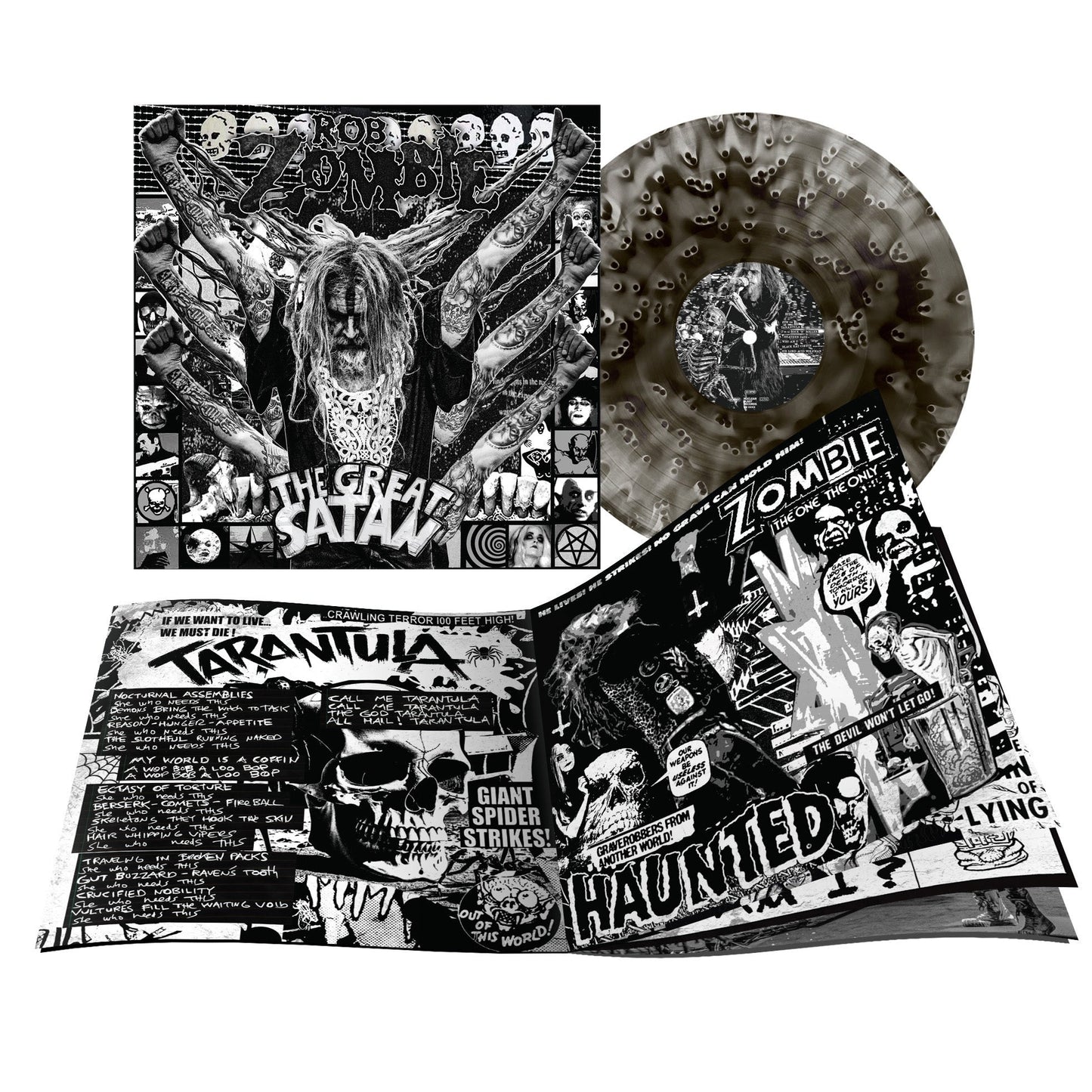 Rob Zombie- The Great Satan (Ghostly Black Vinyl) - LP