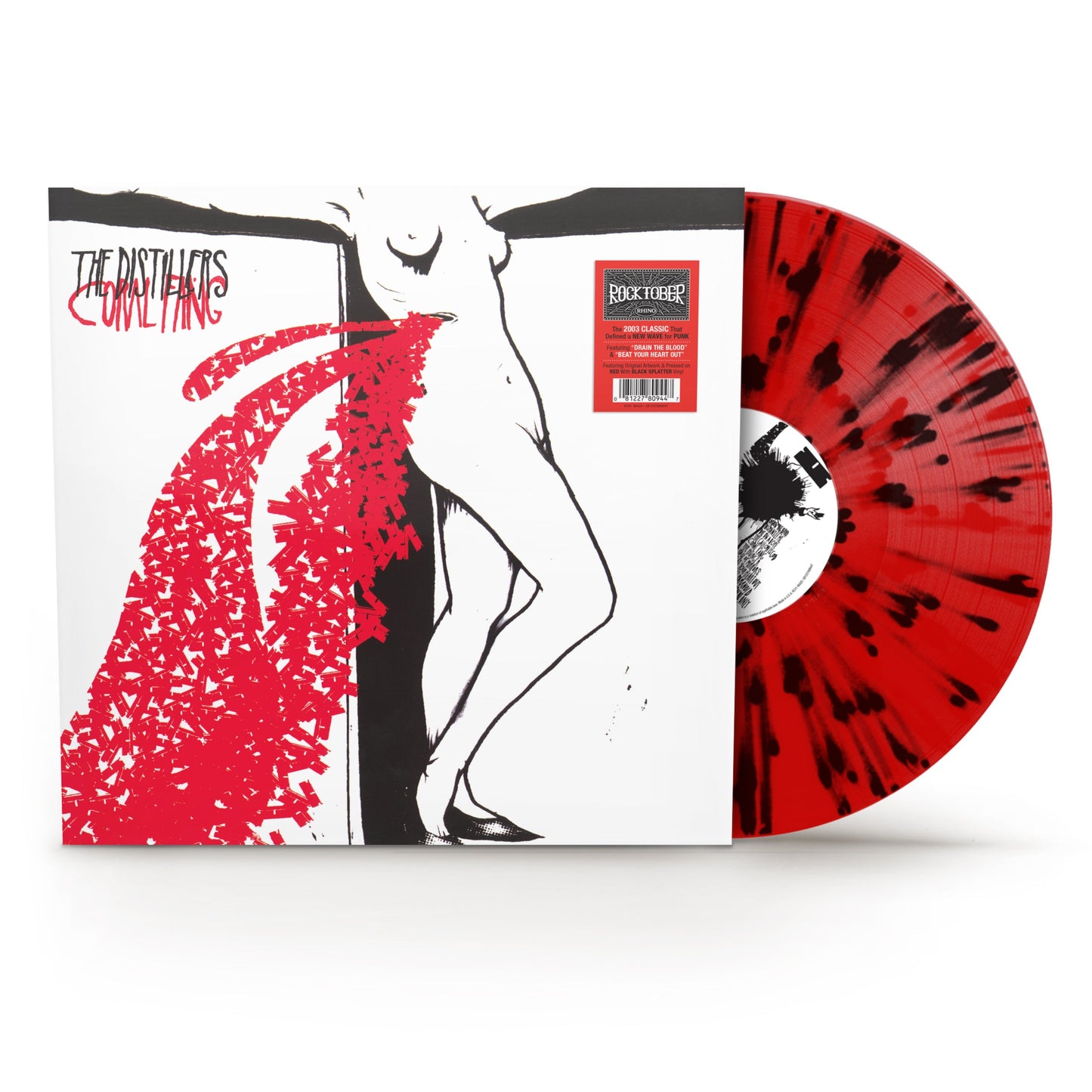 The Distillers- Coral Fang (Rocktober 2025) (1LP Red with Black Splatter Vinyl) - LP