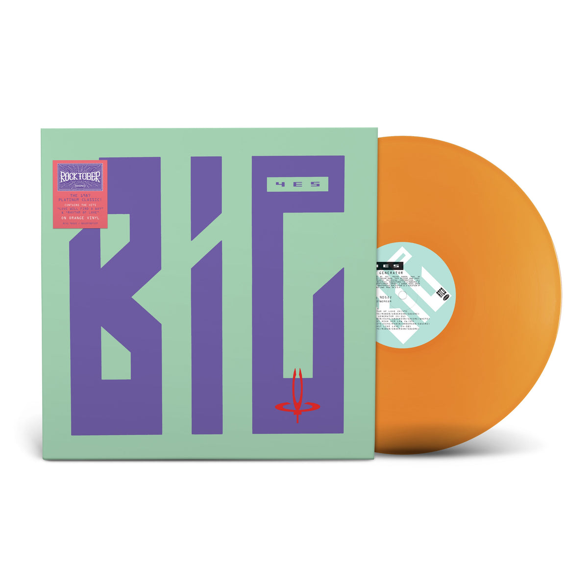 Yes- Big Generator (Rocktober 2025) (1LP Orange Vinyl) - LP