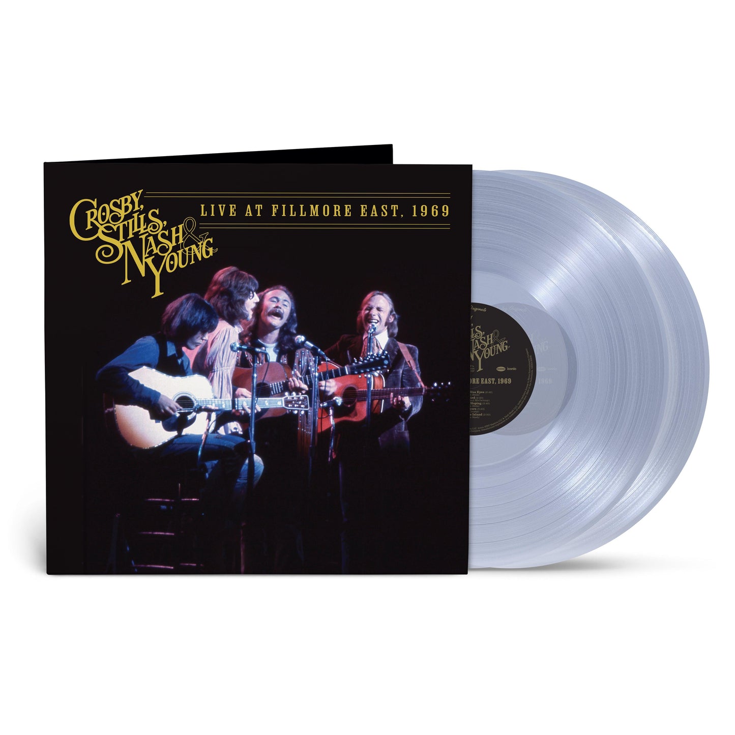 Crosby Stills Nash & Young- Live At Fillmore East, 1969 (Silver Vinyl) - LP
