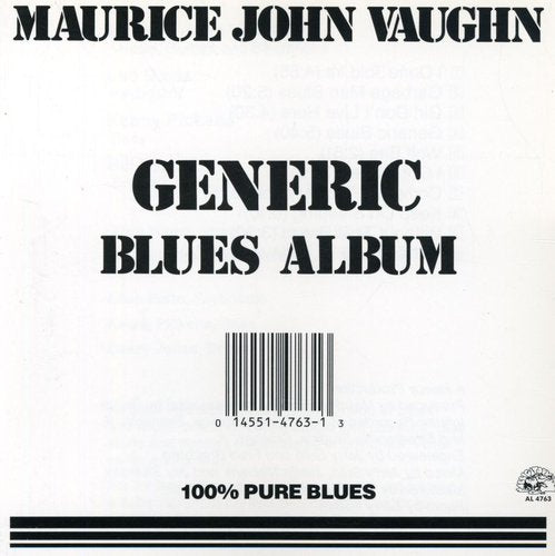 Maurice John Vaughn: Generic Blues Album  [ CD ]