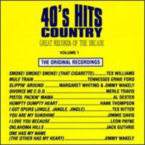 Various Artists: 40's Country Hits 1 / Various  [ CD ]