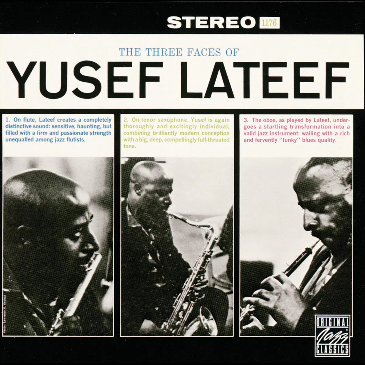Yusef Lateef- The Three Faces of Yusef Lateef (VMP Pressing) - LP