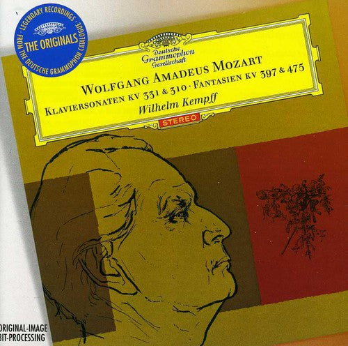 Wilhelm Kempff: Mozart: Piano Sonatas KV310 KV331 Fantasias KV397  [ CD ]
