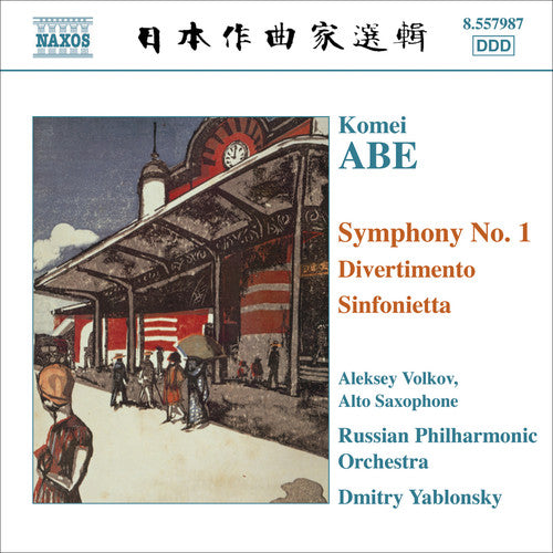 Komei Abe: Symphony 1 / Divertimento for Alto Saxophone  [ CD ]