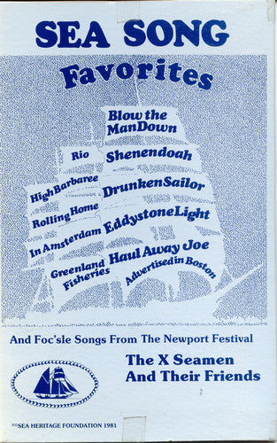 X Seamen's Institute: Favorite Sea Songs - Songs from the Age of Sail  [ CD ]