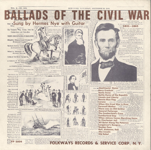 Hermes Nye: Ballads of the Civil War  [ CD ]