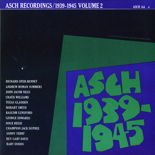 Various Artists: Asch Recordings 2 1939-45 / Various  [ CD ]