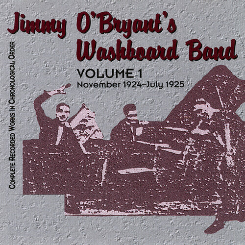 Jimmy O'Bryant: Jimmy O'Bryant's Washboard Band 1  [ CD ]