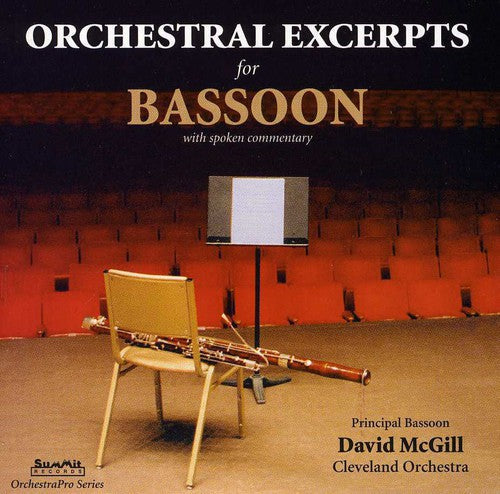 David McGill: Orchestral Excerpts for Bassoon  [ CD ]