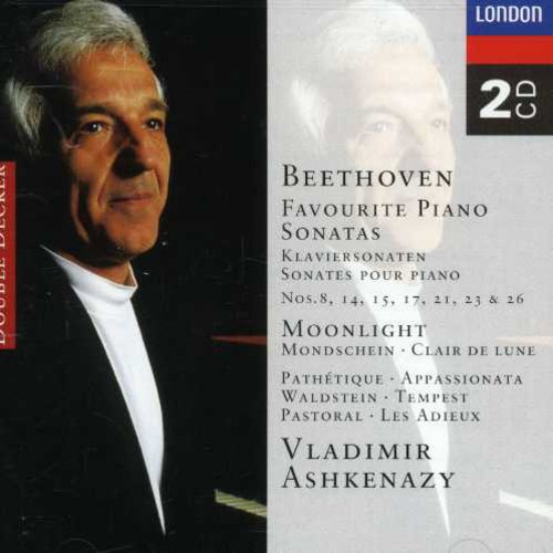 Vladimir Ashkenazy: Moonlight & Pathetique Piano Sonatas  [ CD ]