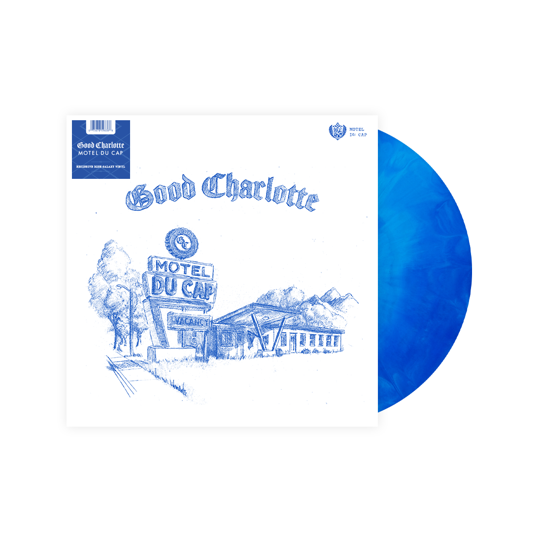 Good Charlotte- Motel Du Cap (Indie Exclusive Blue Galaxy Vinyl) - LP