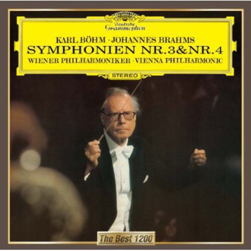 Vienna Philharmonic Orchestra: Brahms: Symphonies Nos. 3 & 4  [ CD ]