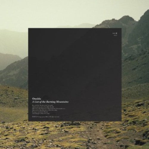 Oneida: A List Of The Burning Mountains [ LP ]