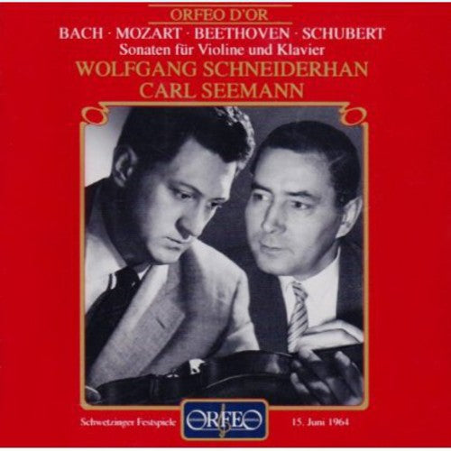 Bach / Mozart / Seemann / Schneiderhan: Sonaten Fur Violine Und Klavier  [ CD ]