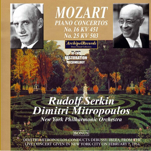 Mozart / Mitropolous: Klavierkonzerte 16 & 25  [ CD ]