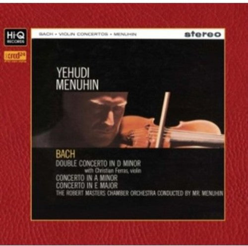 Yehudi Menuhin & the Robert Masters Chamber Orches: Bach: Violin Concertos  [ CD ]