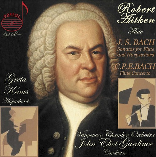 J.S. Bach: Sonatas for Flute & Harpsichord  [ CD ]