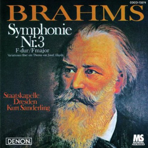 Kurt Sanderling: Brahms: Symphonie NR. 3/Haydn Variationen  [ CD ]