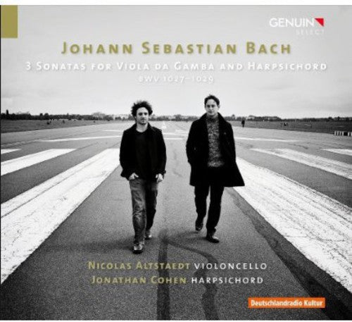 Nicolas Altstaedt: 3 Sonatas for Viola Da Gamba & Harpsichord  [ CD ]