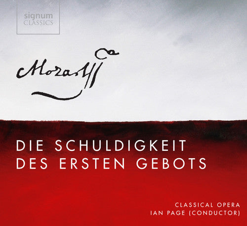 W.a. Mozart: Die Schuldigkeit Des Ersten Gebots  [ CD ]