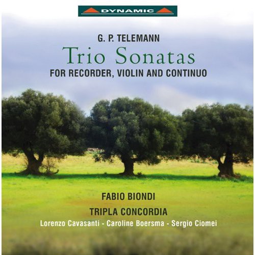 Tripla Concordia: Trio Sonatas for Recorder Violin & Continuo  [ CD ]