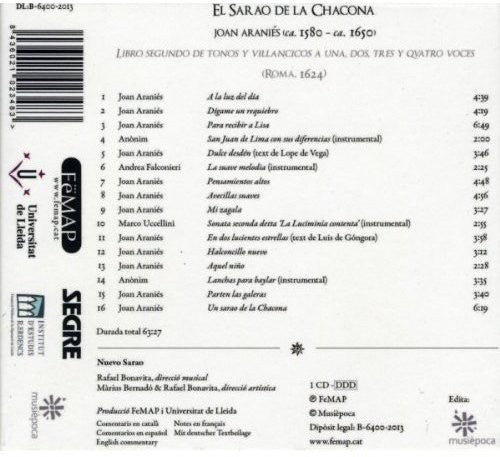 Nuevo Sarao: El Sarao de la Chacona  [ CD ]