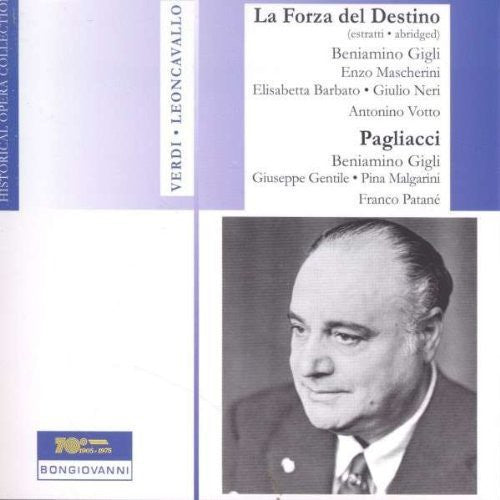 Verdi / Gigli / Mascherini / Barbato: La Forza Del Destino (Abridged) / Pagliacci  [ CD ]