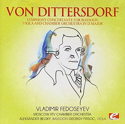 Dittersdorf: Symphony Concertante Bassoon Viola & Chamber Orch  [ CD ]