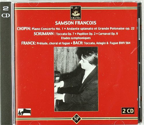 Samson Fran ois: Piano Cto 1  [ CD ]