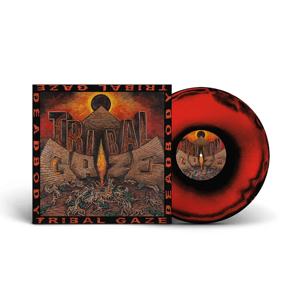 Deadbody / Tribal Gaze- Deadbody / Tribal Gaze Split (Red/Black Swirl) - LP