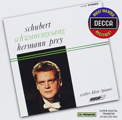Prey / Klien: Most Wanted Recitals: Schubert - Schwsnengesang  [ CD ]