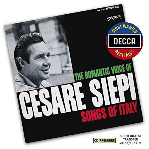 Cesare Siepi: Most Wanted Recitals: The Romantic Voice of Cesare  [ CD ]