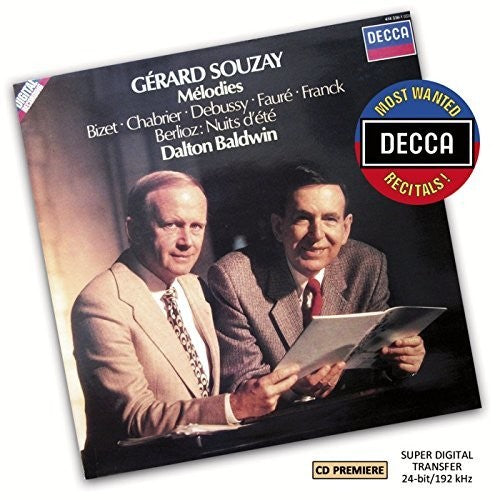 Souzay / Paris Conservatoire Orchestra: Most Wanted: Gerard Souzay - Melodies  [ CD ]