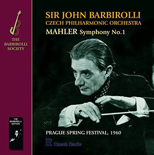 Czech Philharmonic Orchestra: Mahler: Symphony No.1 Barbirolli  [ CD ]