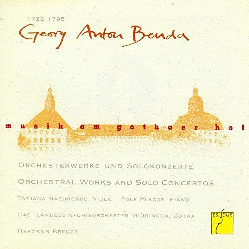 Benda / Thueringen Philharmonie Gotha / Breuer: Music at the Court of Gotha: Orchestral Works  [ CD ]