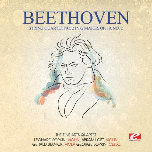 Beethoven / Fine Arts Quartet: String Quartet No. 2 in G Major Op. 18 No. 2  [ CD ]