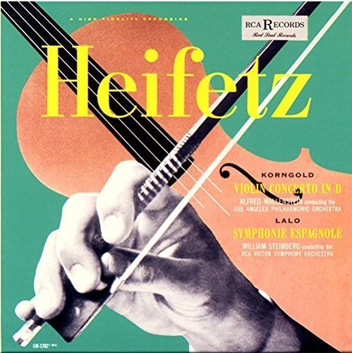 Jascha Heifetz: Korngold: Violin Concerto & Lalo  [ CD ]