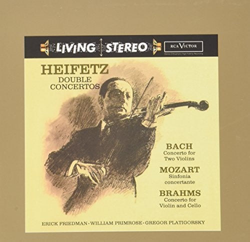 Jascha Heifetz: Double Concertos: Bach, Mozart, Brahms  [ CD ]