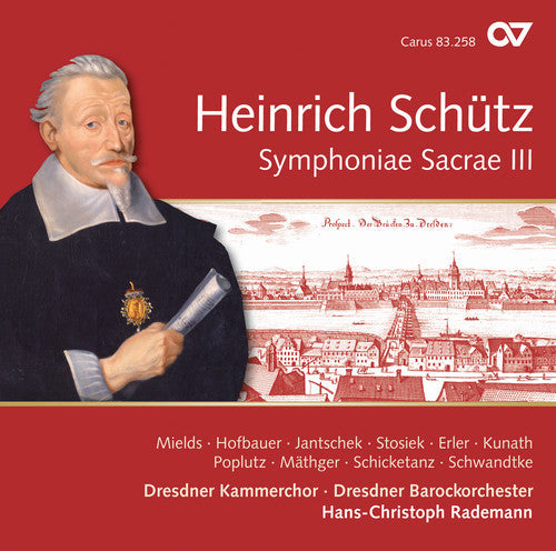 Schutz / Mields / Dresdner Kammerchor: Schutz: Symphoniae Sacrae III, Vol. 12  [ CD ]